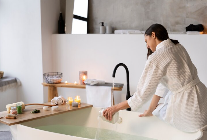 Transforme sua banheira em um refúgio de relaxamento e bem-estar. Descubra como criar o ambiente perfeito com acessórios para banheira!